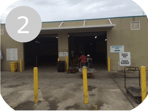 nonferrous recycling step